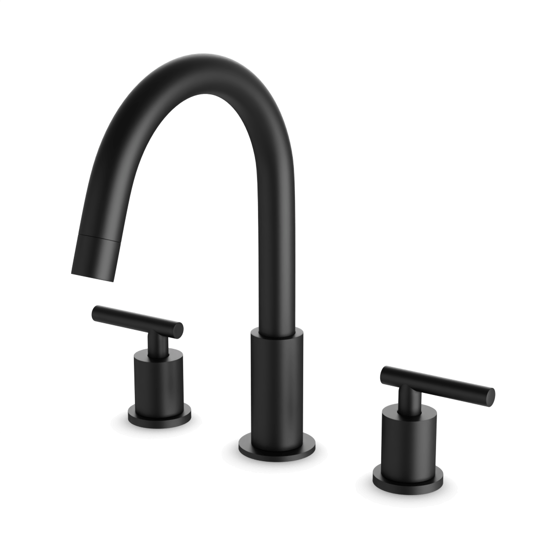 Artos FS410 Opera 3-Hole Deck Mount Tub Filler With Lever Handles - Parent