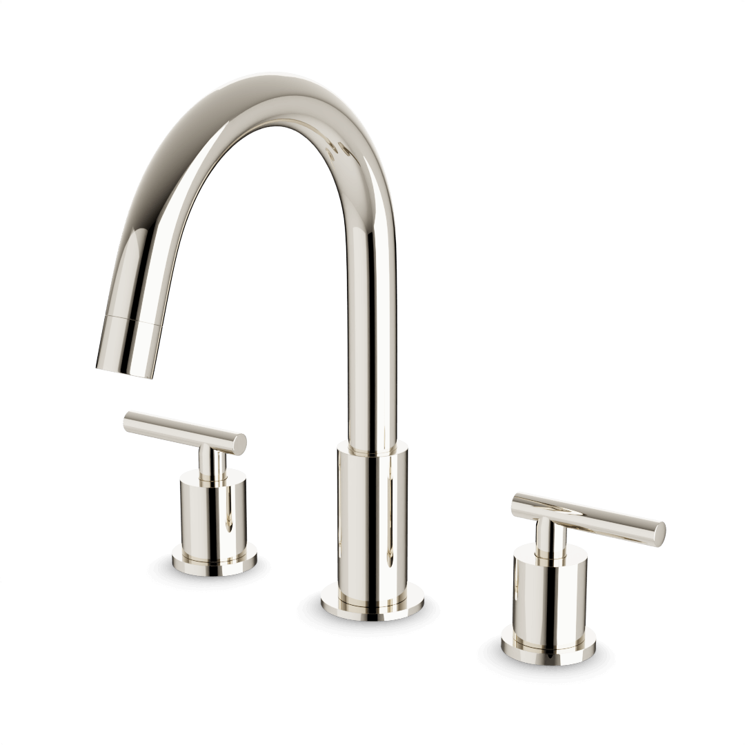 Artos FS410 Opera 3-Hole Deck Mount Tub Filler With Lever Handles