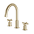 Artos FS415 Opera 3-Hole Deck Mount Tub Filler With Cross Handles