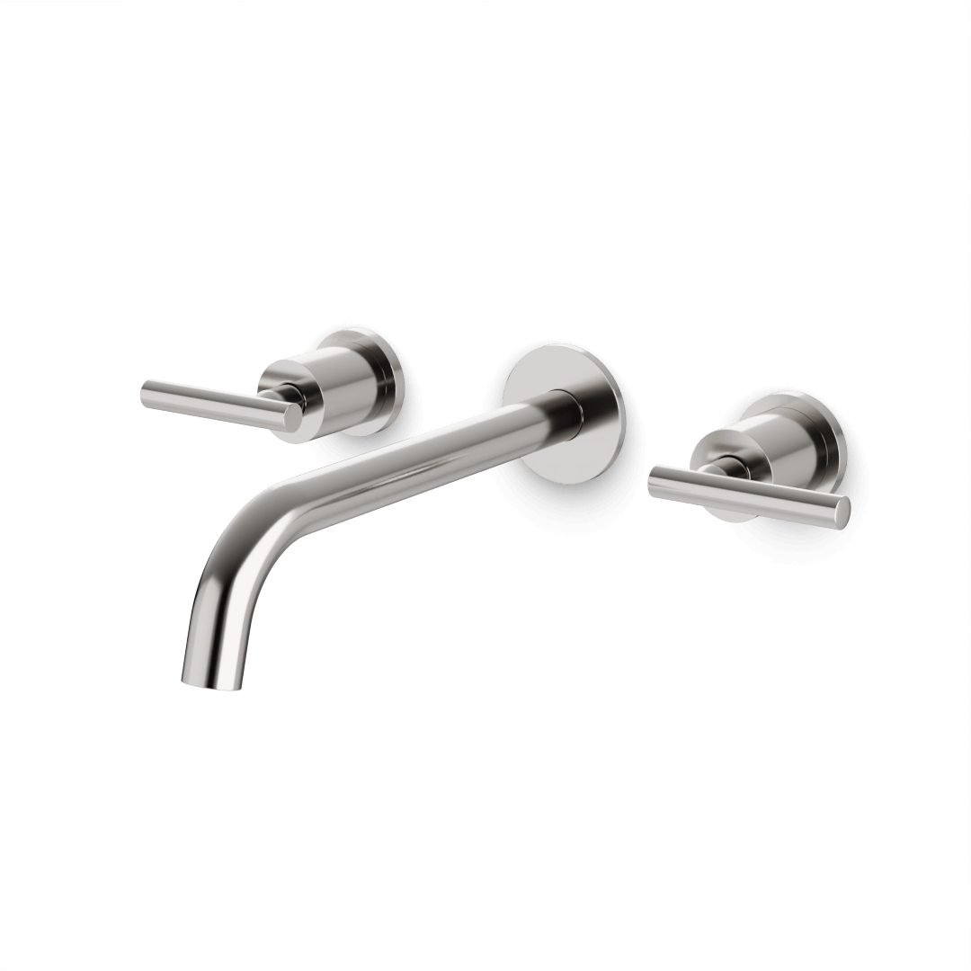 Artos FS417 Opera 3-Hole Wall Mount Tub Filler with Lever Handles
