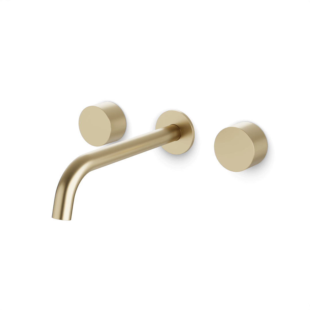 Artos FS417D Opera 3-Hole Wall Mount Tub Filler with Disc Handles