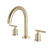 Artos FS428 Opera 3-Hole Deck Mount Tub Filler With Arc Spout & Lever Handles