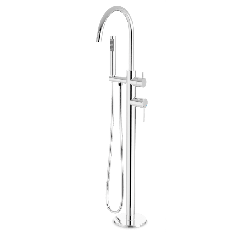 Artos FS510TK Opera Floor Mount Tub Filler Trim Kit with Hand Shower