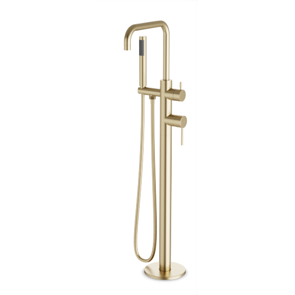 Artos FS513TK Opera Floor Mount Tub Filler Trim Kit with Low Spout & Hand Shower