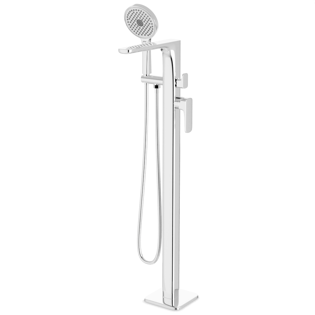 Artos FS522TK Harmony Floor Mount Tub Filler Trim Kit with Hand Shower