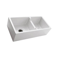 Load image into Gallery viewer, Barclay FSDB1556 Maura 36 Double Bowl Low-Divide Farmer Sink