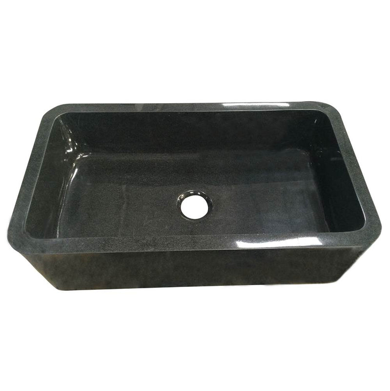 Barclay FSGSB4034-GPBL Acantha 36 Polished Granite Single Bowl Farmer Sink - Parent