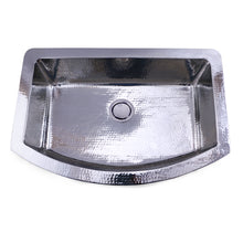 Load image into Gallery viewer, Nantucket Sinks FSSH3322 33 Inch Hammered Farmhouse Sink