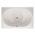 Hydro Systems FUJ6040ATO Fuji 60 X 40 Acrylic Soaking Tub