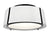 Crystorama FUL-905 Fulton 3 Light Ceiling Mount - Parent