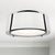 Crystorama FUL-905 Fulton 3 Light Ceiling Mount