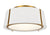 Crystorama FUL-905 Fulton 3 Light Ceiling Mount
