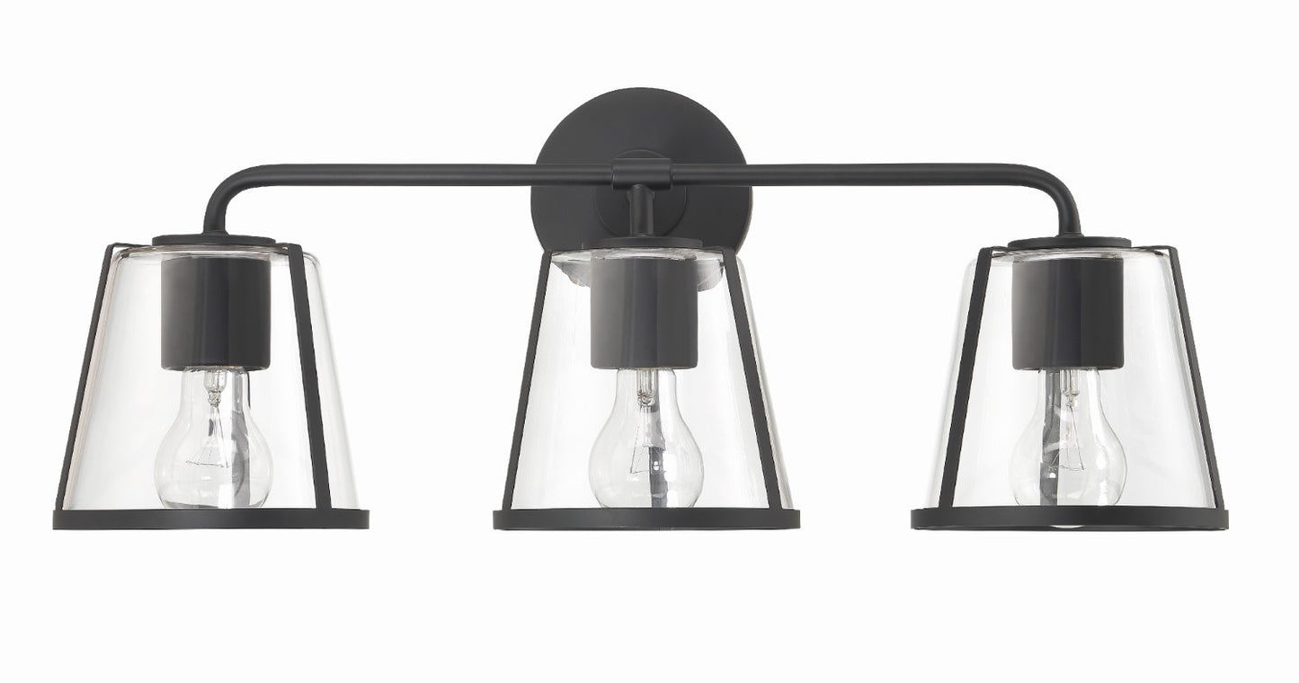 Crystorama FUL-913-CL Fulton 3 Light Bathroom Vanity - Parent