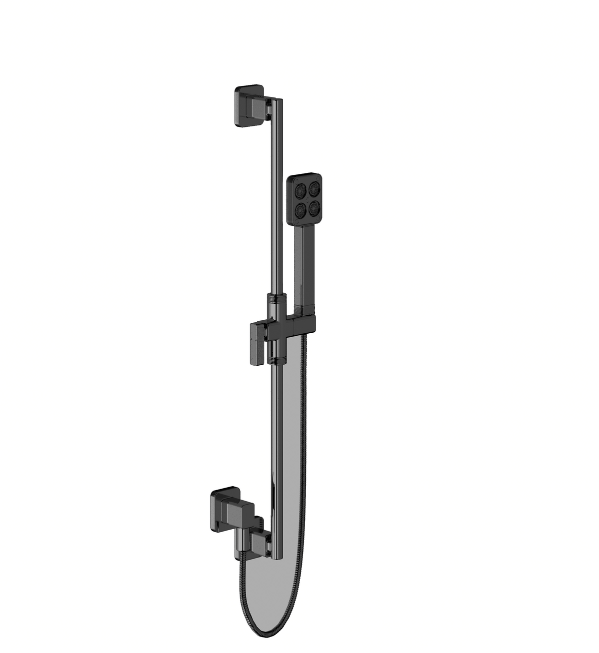 Franz Viegener FV128/F7 Zephyr 30" Slidebar Handshower & Hose With Supply Outlet