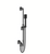 Franz Viegener FV128/F7 Zephyr 30" Slidebar Handshower & Hose With Supply Outlet