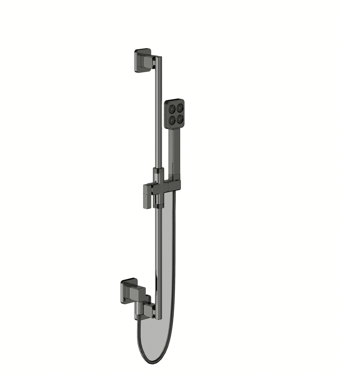 Franz Viegener FV128/F7 Zephyr 30" Slidebar Handshower & Hose With Supply Outlet