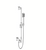 Franz Viegener FV128/F7 Zephyr 30" Slidebar Handshower & Hose With Supply Outlet