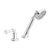 Franz Viegener FV133/K3.0 Classic Deck Mounted Roman Diverter Valve And Handshower Assembly