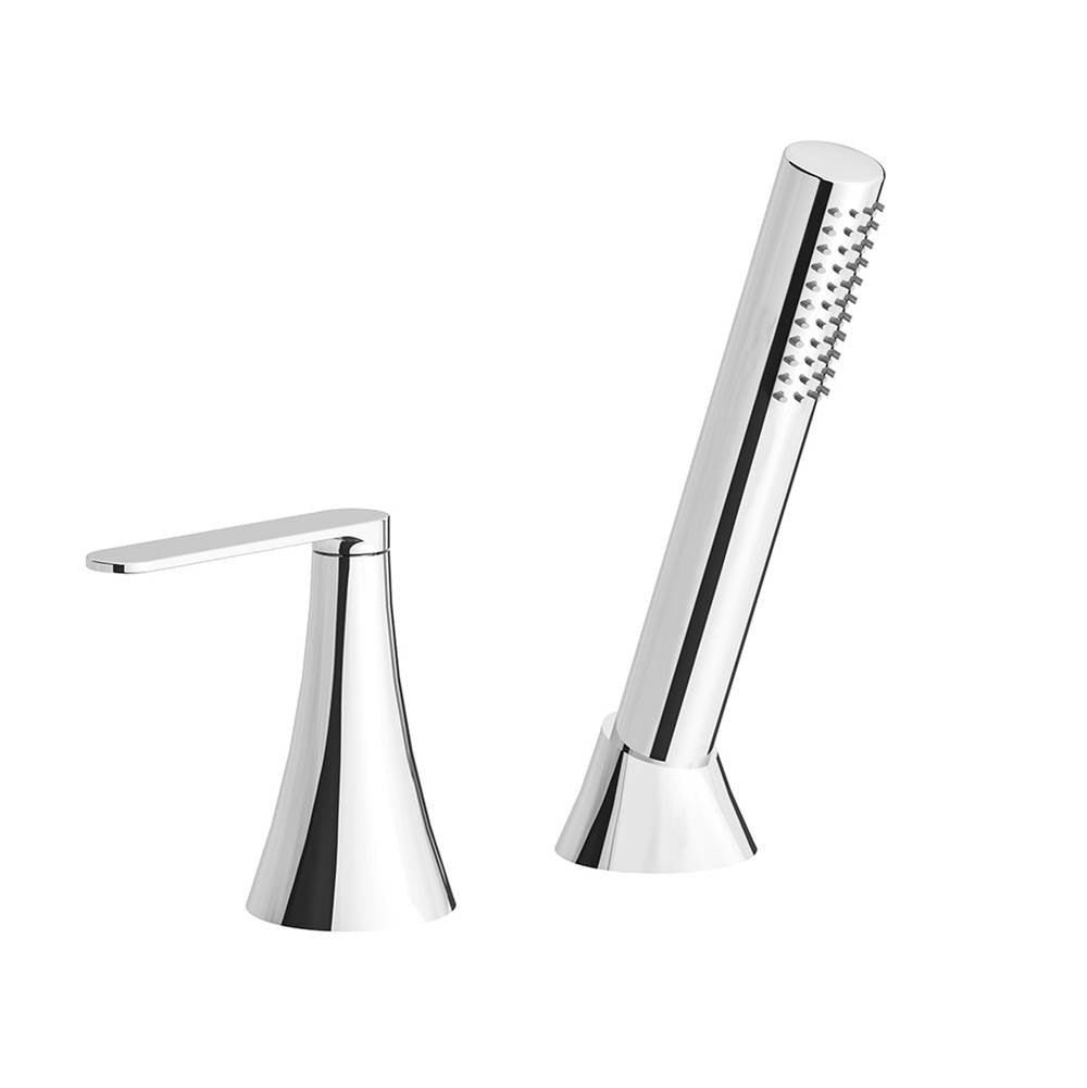 Franz Viegener FV133/K4L.0 Konic Lever Deck Mounted Roman Diverter Valve And Handshower Assembly - Parent