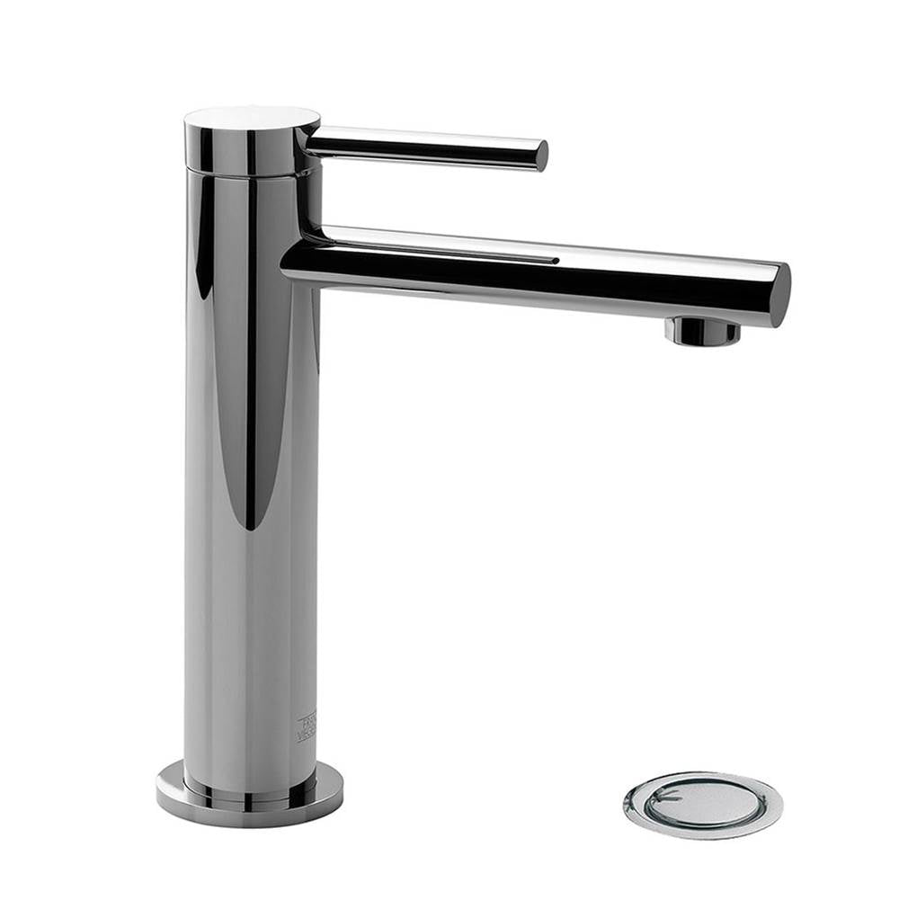 Franz Viegener FV181.01/59 Nerea Plus Vessel Height, Single Handle Luxury Lavatory Set, With Push-down Pop-up Drain Assembly