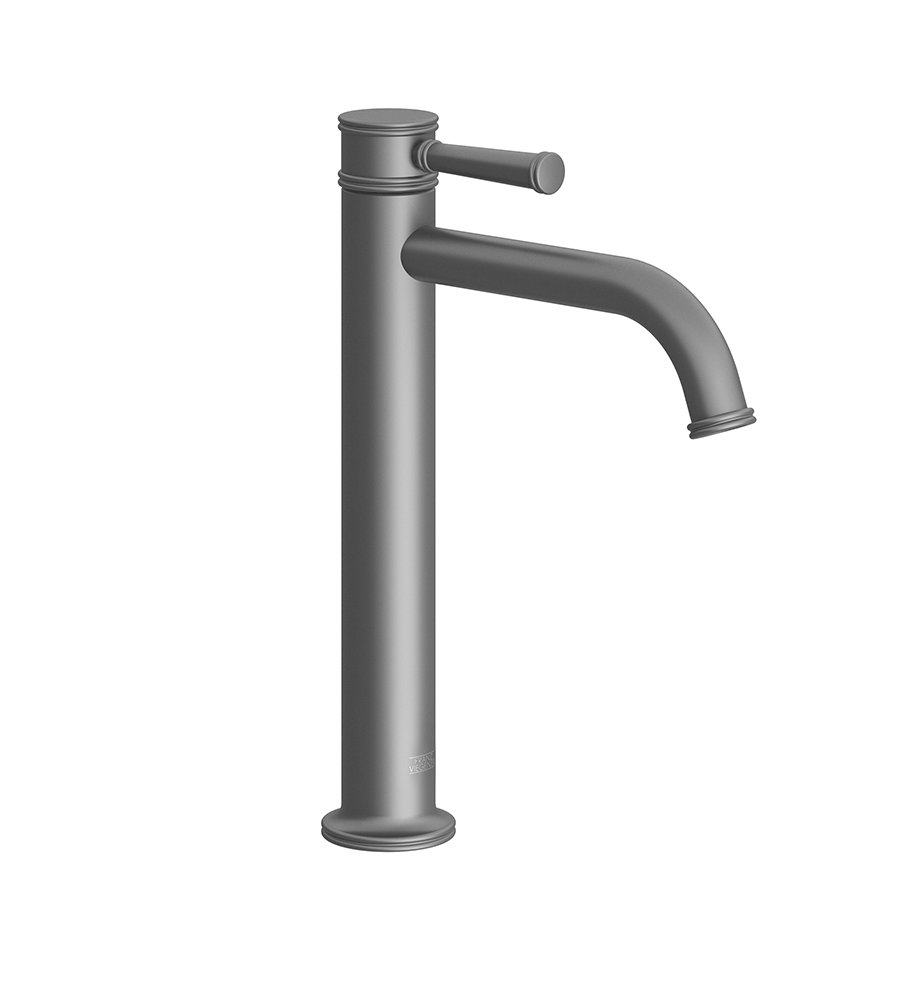 Franz Viegener FV181.01/K3 Classic Single handle lavatory faucet with push-down, pop-up drain assembly without overflow.