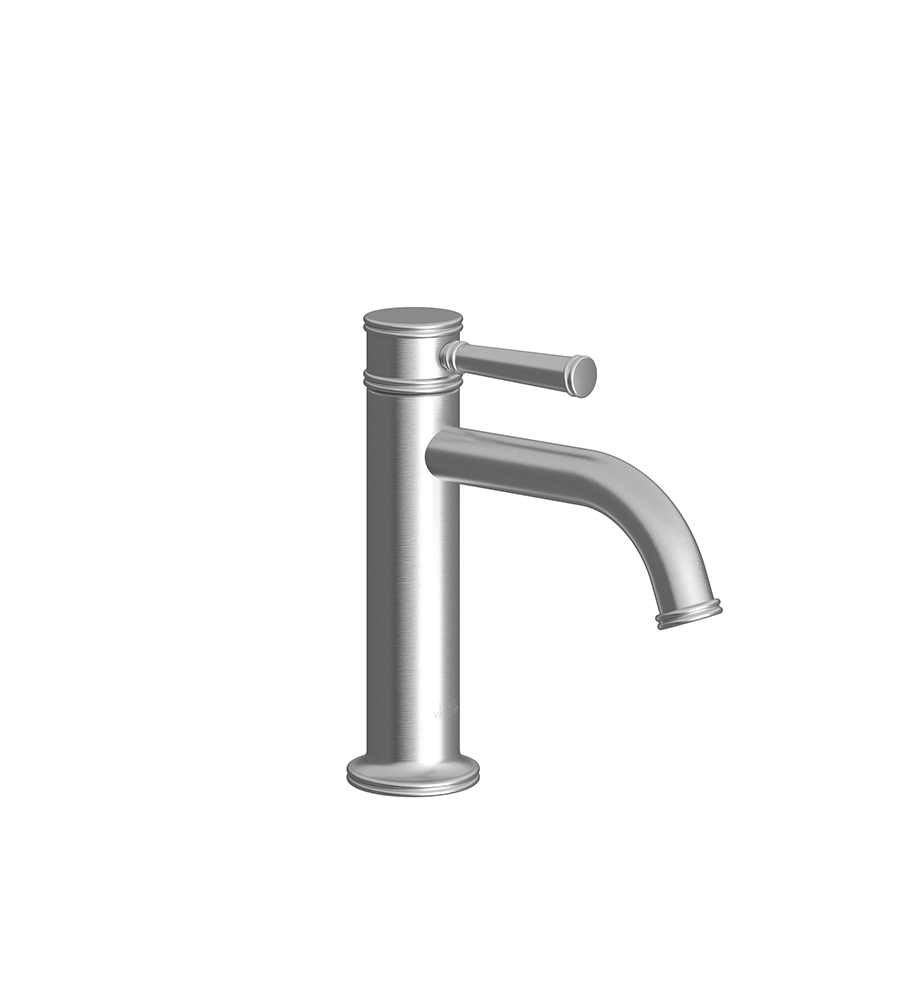 Franz Viegener FV181/K3 Classic Single handle lavatory faucet with push-down, pop-up drain assembly without overflow.