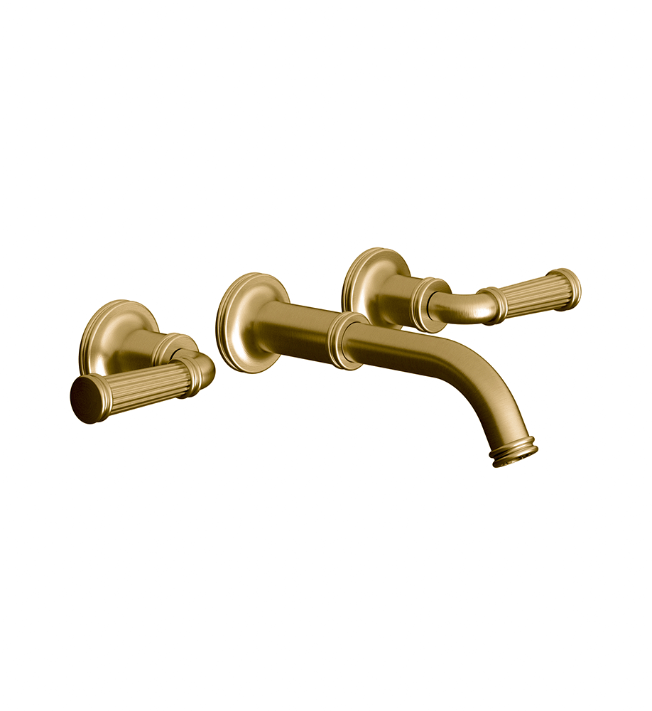 Franz Viegener FV203/K3H.0 Classic H Wall-Mounted Lavatory Faucet, Less Drain Assembly - Trim Only