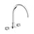 Franz Viegener FV210/59D Nerea Diamond Deck Mounted Roman Bath Faucet 3/4" Valves, Diamond Cylinder Handle