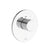 Franz Viegener FV217V.0 Thermostatic Wall Valve, Vertical Lines Cylinder Handle - Trim Only