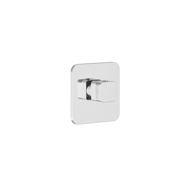 Franz Viegener FV217/F7.0 Zephyr Universal Square Thermostatic Wall Valve - Trim Only - Parent