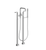 Franz Viegener FV225A/K3.0 Classic H Freestanding Tub Faucet - Trim Only