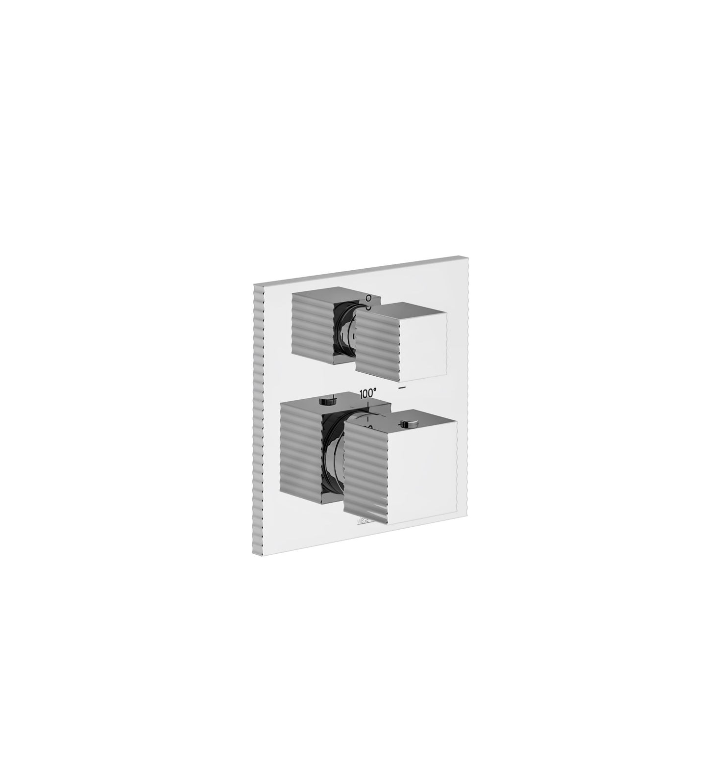Franz Viegener FV227/F4.0 Groovy Universal Square Thermostatic Wall Valve - Trim Only - Parent