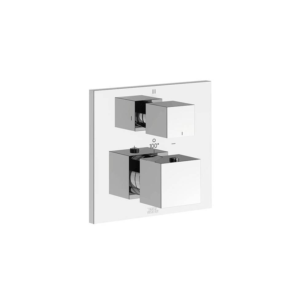 Franz Viegener FV247.0 Universal Thermostatic Wall Valve With Three Outlets - Trim Only - Parent