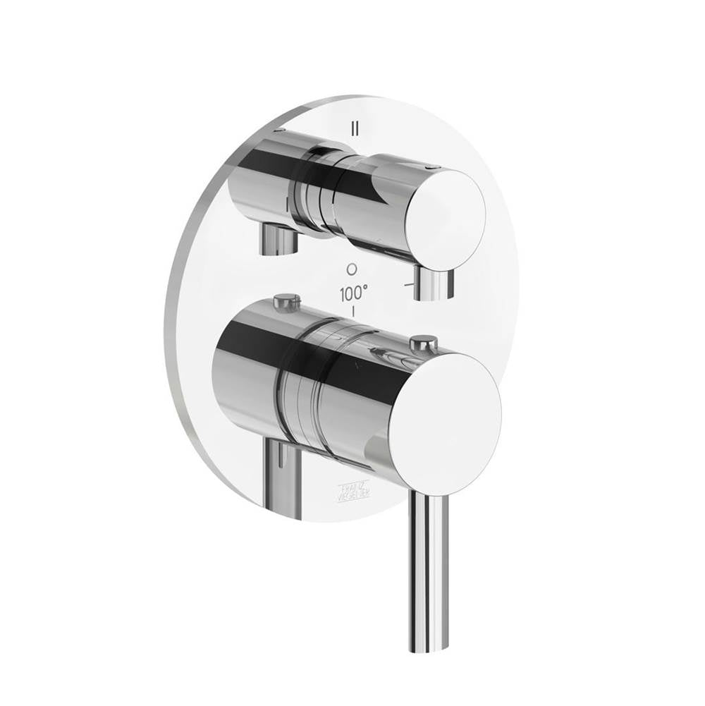 Franz Viegener FV247/59.0 Nerea Plus Thermostatic Wall Valve With Three Outlets - Trim Only - Parent