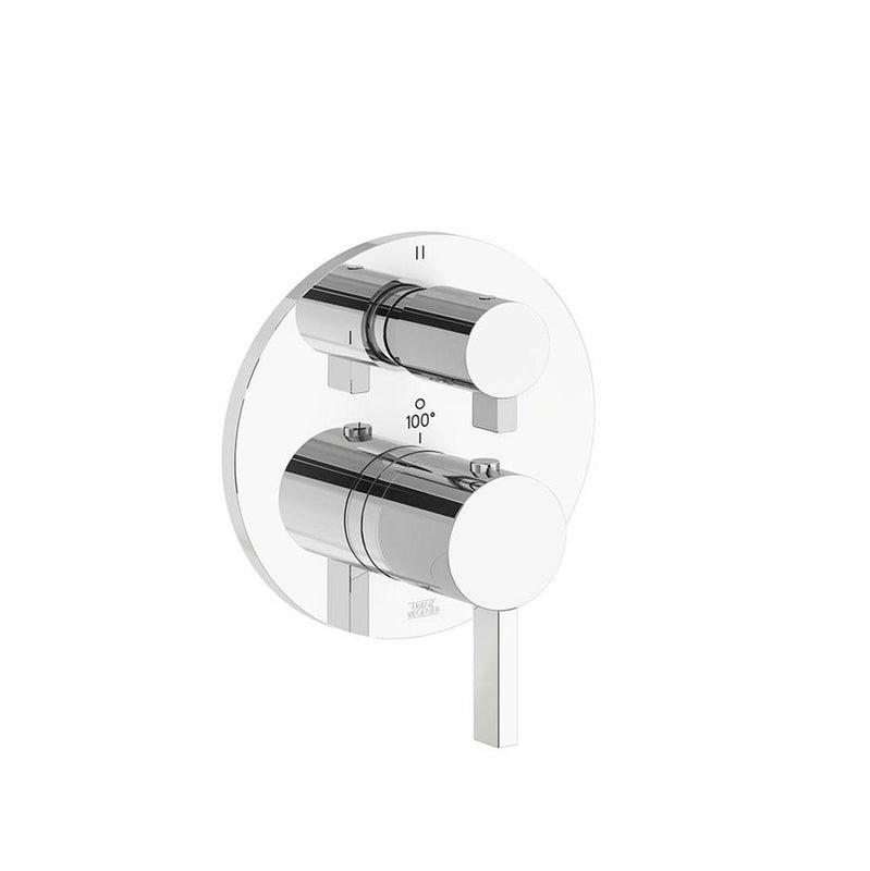 Franz Viegener FV247/J2.0 Lollipop Thermostatic Wall Valve With Three Outlets - Trim Only - Parent