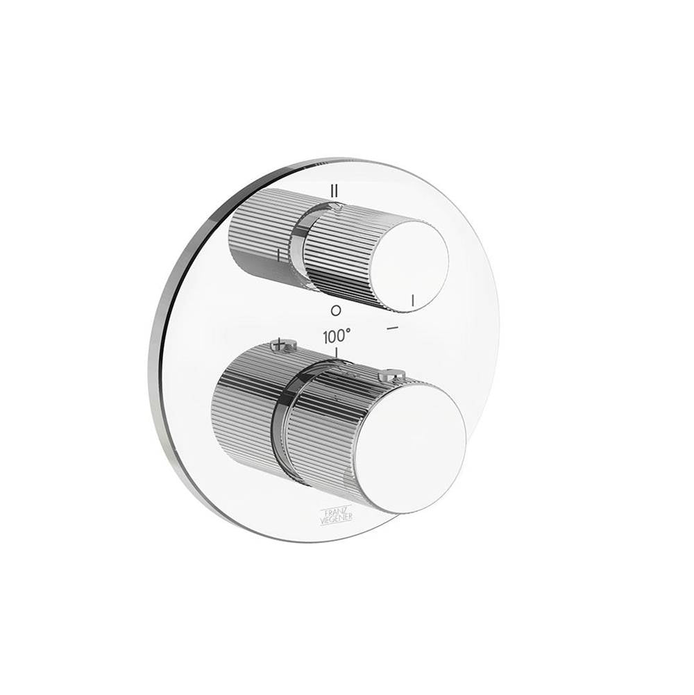 Franz Viegener FV247V.0 Thermostatic Wall Valve With Three Outlets - Trim Only - Parent
