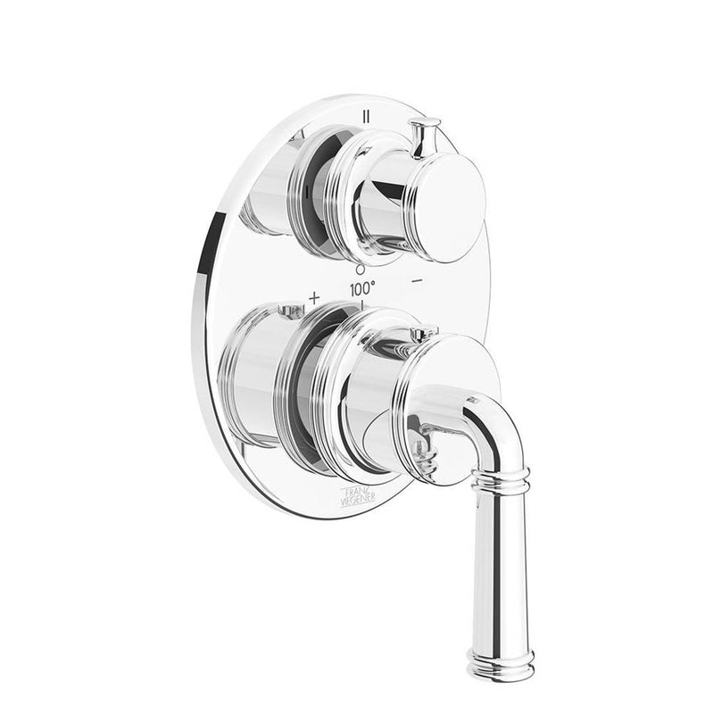 Franz Viegener FV247/K3.0 Classic Thermostatic Wall Valve With Three Outlets - Trim Only - Parent