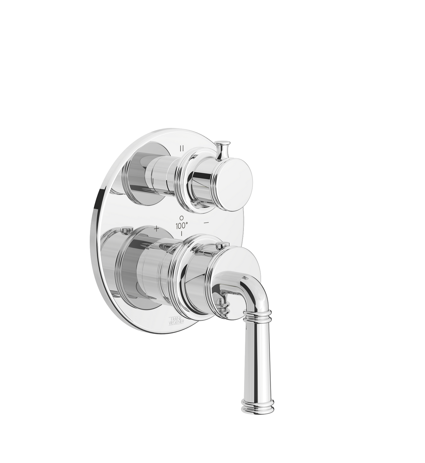 Franz Viegener FV247/K3H.0 Classic H Thermostatic Wall Valve With Three Outlets - Trim Only - Parent