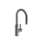 Franz Viegener FV412/K3H Classic H Kitchen Single Handle Deck Mount Kitchen Mixer With Pullout Sprayer. Flexible Hose Included.