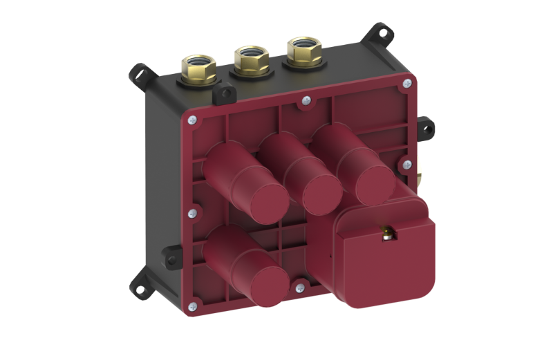 Graff G-18003C Thermostatic 3-Button Compact Rough Valve