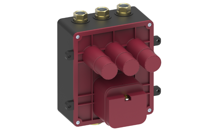 Graff G-18003D Thermostatic 3-Button Round Rough Valve