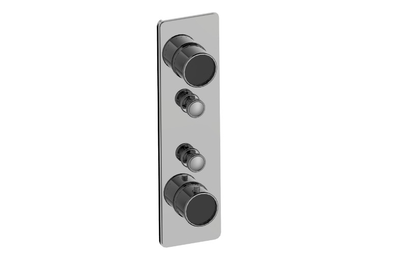 Graff G-18012VAP-T Riva Traditional 2-Button Split Knob Vertical Trim - Parent