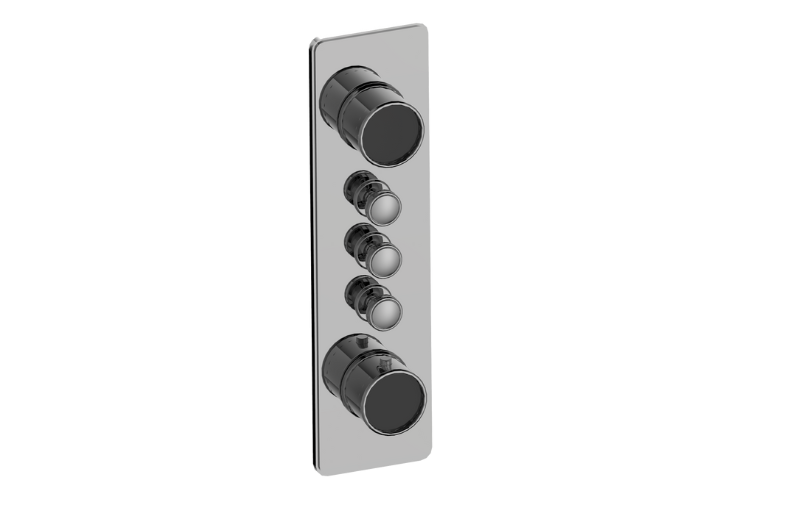 Graff G-18013VAP-T Riva Traditional 3-Button Split Knob Vertical Trim - Parent