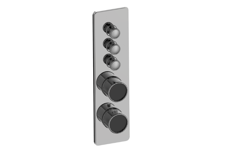 Graff G-18013VBP-T Riva Traditional 3-Button Paired Knob Vertical Trim - Parent