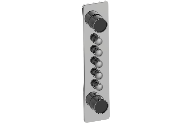 Graff G-18015VAP-T Riva Traditional 5-Button Split Knob Vertical Trim - Parent