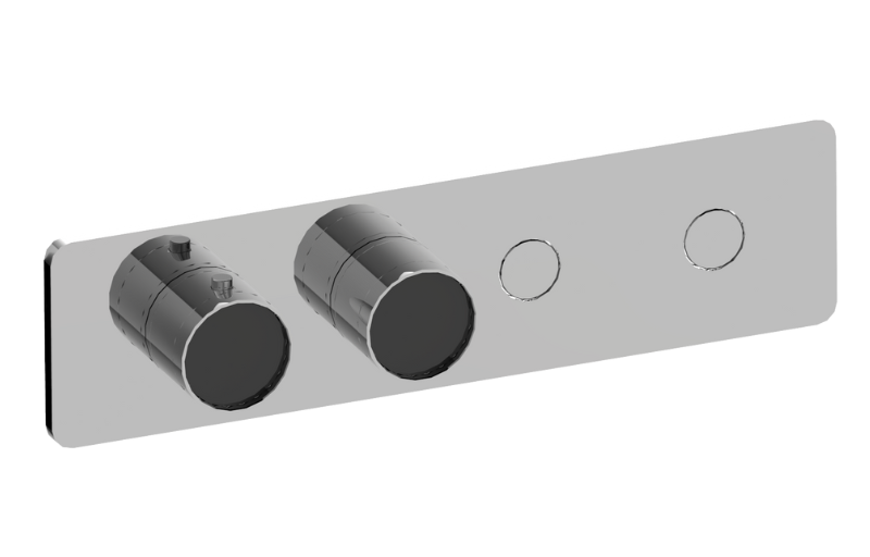 Graff G-18022HBP-T Riva Contemporary 2-Button Paired Knob Horizontal Trim - Parent