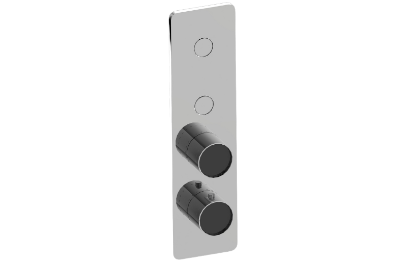 Graff G-18022VBP-T Riva Contemporary 2-Button Paired Knob Vertical Trim - Parent