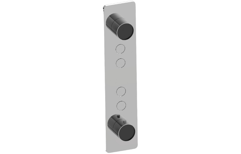 Graff G-18024VAP-T Riva Contemporary 4-Button Split Knob Vertical Trim - Parent