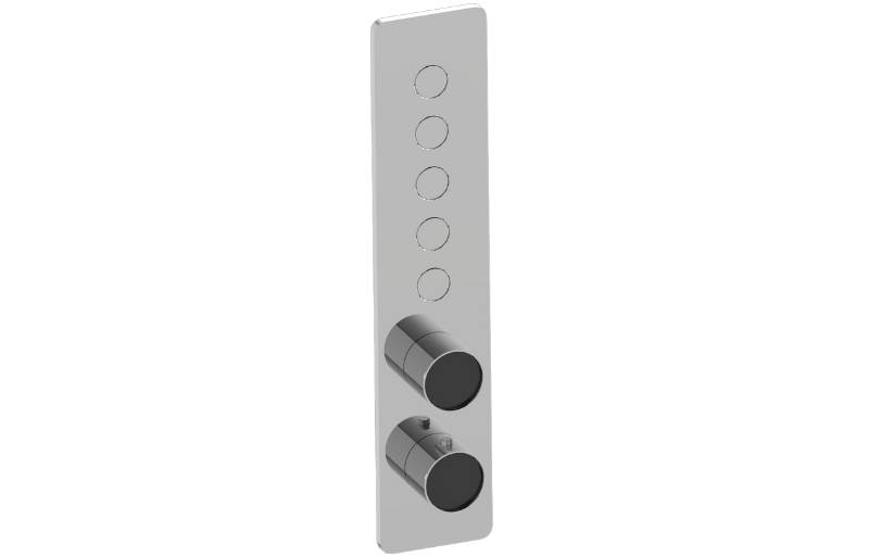 Graff G-18025VBP-T Riva Contemporary 5-Button Paired Knob Vertical Trim - Parent