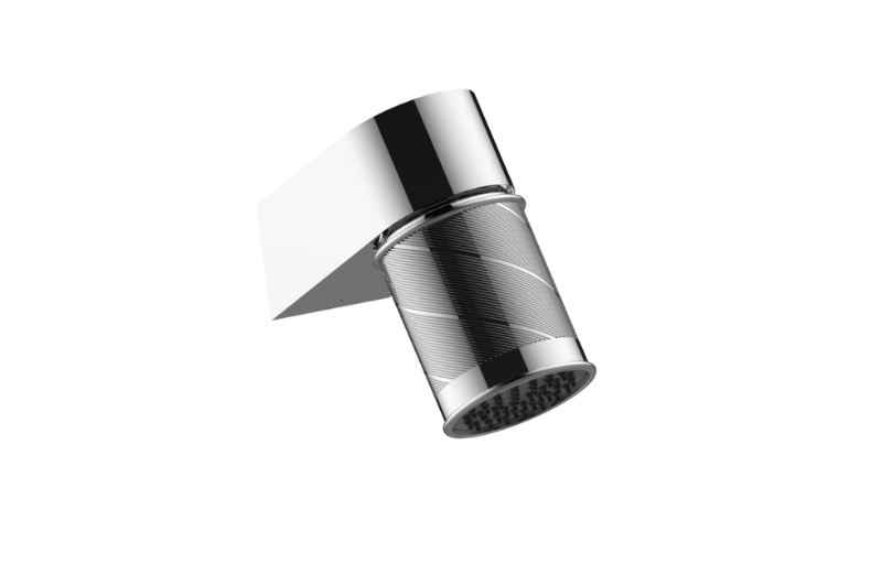 Graff G-18201WTAQ Riva Wall-Mount Traditional Oblique Knurl Showerhead - Parent